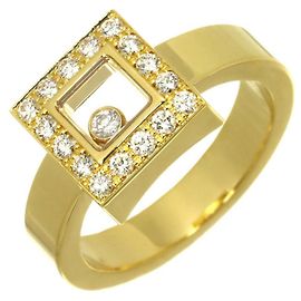 Anello Chopard Happy Diamonds Square 1 in oro giallo Altro