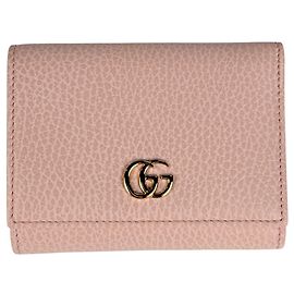 Carteira Gucci GG Marmont Tri-fold Rosa
