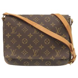Bolsa de Ombro Louis Vuitton Musette Tango Marrom