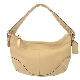 Borsa a tracolla in pelle Coach Old Hobo Beige
