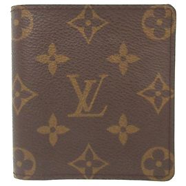 Tarjetero Louis Vuitton Monogram Brown Castaño