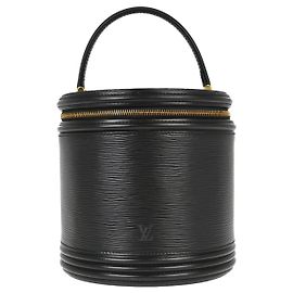 Louis Vuitton Cannes Beauty Case Epi Leather Nero