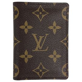 Tarjetero Louis Vuitton Monogram Brown Castaño