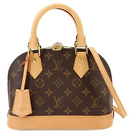 Louis Vuitton Monogram Alma BB Handtasche Braun Monogramm