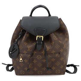 Sac à dos Louis Vuitton Monogram Montsouris NM PM Noir