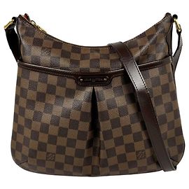 Bolsa de Ombro Louis Vuitton Damier Bloomsbury PM Marrom Damier ebene