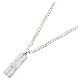 Gucci Knot Infinity Necklace Silvery