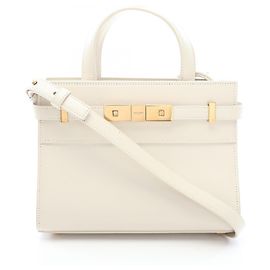 Sac à main 2-Way Manhattan Yves Saint Laurent Paris Écru