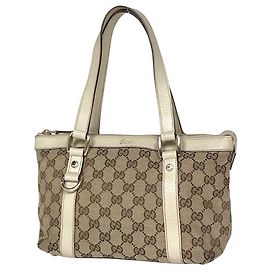 Borsa Tote Gucci GG Canvas Beige