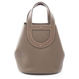 Hermès Bolsa Hermes In the Loop 23 em Etoupe Gray Marrom Taupe