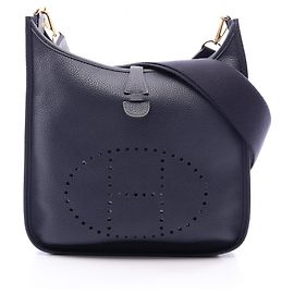Hermès Hermes Evelyne 3 Trois PM Shoulder Bag Navy blue
