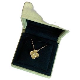Collier Trèfle à quatre feuilles Van Cleef & Arpels Doré