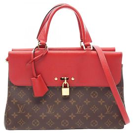 Sac à main 2-Way Louis Vuitton Venus Marron Rouge Fuschia