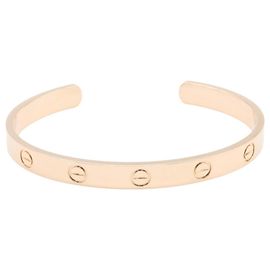 Bracciale Cartier Open Love Charm in oro rosa 18K D'oro