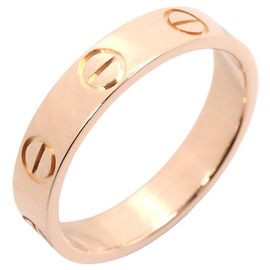 Anel Mini Love Cartier em ouro rosa 18K Dourado