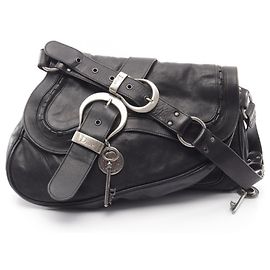 Borsa Saddle Christian Dior Dior Gaucho Nero