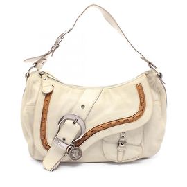 Borsa a tracolla Christian Dior Gaucho Marrone Crudo