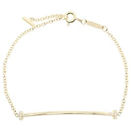 Autre Marque Bracelet Tiffany & Co. T Smile Small Diamond Doré Autre