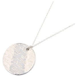 Autre Marque Tiffany & Co. Notes Rundes Collier Silber
