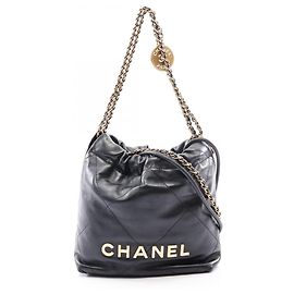 Chanel CHANEL 22 Mini 2-Way Shoulder Bag Black