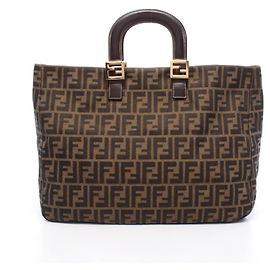 Borsa Tote Fendi Zucca Marrone