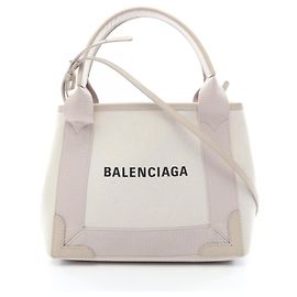 Borsa 2-Way Balenciaga Cabas XS Navy Beige