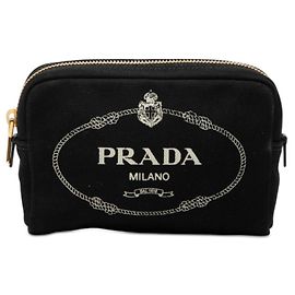 Mini Pouch Prada Canapa Nero