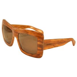 Max Mara MM 8/S Sonnenbrille aus braunem Acetat Braun