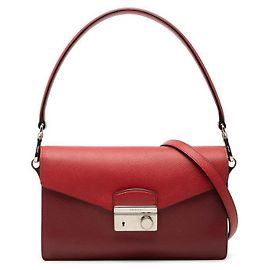 Prada Saffiano 2-Way Crossbody Handtasche Rot