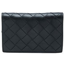 Bottega Veneta Intrecciato Coin Case Black