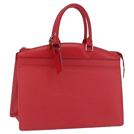 LOUIS VUITTON Epi Riviera Hand Bag Red M48187 LV Altro