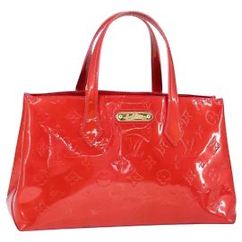 LOUIS VUITTON Monogram Vernis Wilshire Boulevard Bag Rose Pop M93643 Andere