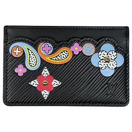 Louis Vuitton Epi Leather Business Card Holder Black