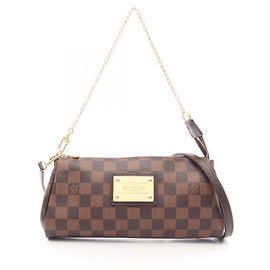 Louis Vuitton Eva 2-Way Handbag Brown Damier ebene