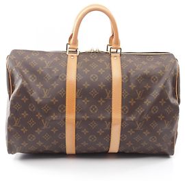 Borsa Boston Louis Vuitton Keepall 45 Monogram Marrone