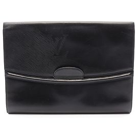Louis Vuitton Opera Second Bag Clutch Handbag Black