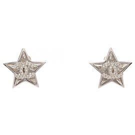 Brincos Chanel CHANEL Star Coco Mark C23S Prata Outro