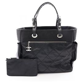 Sac Cabas Chanel Paris Biarritz GM Noir