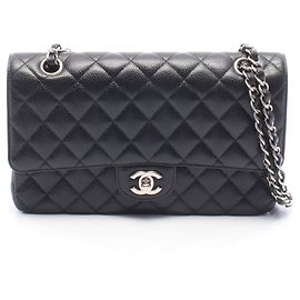 Bolsa de Ombro Chanel Matelassé Double Flap Preto