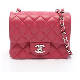 Bolso de hombro Chanel Mini Matelassé Rosa