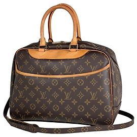 Bolso Louis Vuitton Deauville Castaño