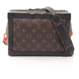Borsa a tracolla Louis Vuitton Soft Trunk Monogram Solar Ray Marrone Nero