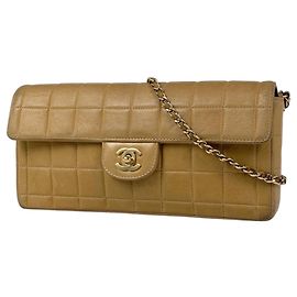 Borsa a tracolla Chanel Chocolate Bar Marrone
