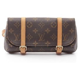 Louis Vuitton Pochette Marelle Monogram Waist Bag Marrom