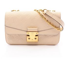 Bolsa de Ombro Louis Vuitton Marceau Monogram Empreinte Bege