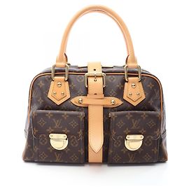 Louis Vuitton Manhattan GM Handbag Brown