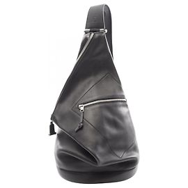 Sac à main en cuir Loewe ANTON en Black Noir
