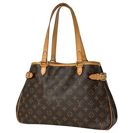 Bolso Tote Horizontal Louis Vuitton Batignolles Castaño