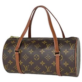 Louis Vuitton Papillon 26 Handbag Brown