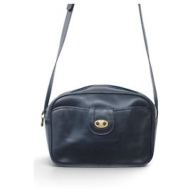 Céline Celine Bolso Triomphe Cuero Negro Negro